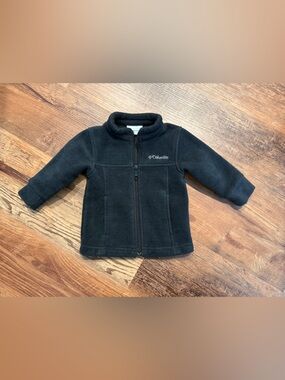 Columbia Black Fleece Jacket (6-12 months)